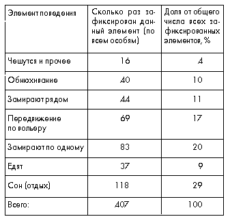 Таблица 3.  Вычисление бюджета времени  дегу 