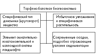 Рис. 1.  Основные аспекты исследования болот