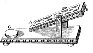 Бинокулярный микроскоп, который использовали в 1685 г.