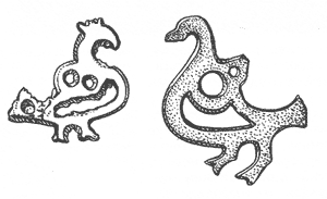 Древнерусские амулеты в виде птиц (XI–XII в.)