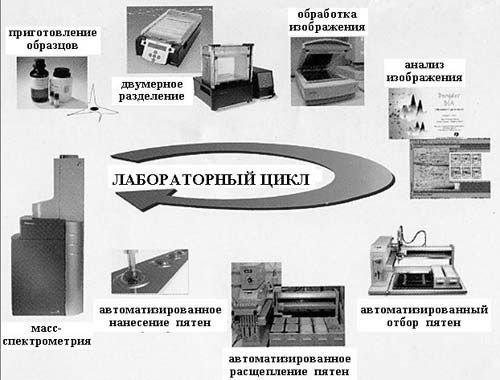 Рис. 2. Инструменты протеомики