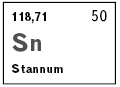 Олово в периодической системе. Олово в таблице Менделеева.