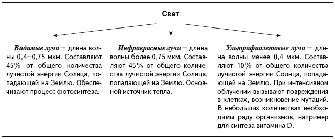 Биологическое действие света. Биологическое действие солнечного света таблица. Биологическое влияние солнечного света. Биологическое влияние солнечного света таблица. Влияние солнечного света таблица.